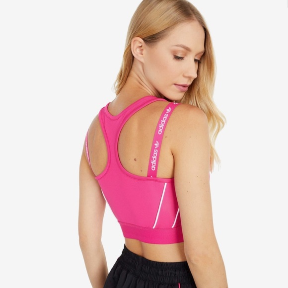 Adidas Originals Sports Bra Top size medium activewear Preowned - Picture 3 of 6